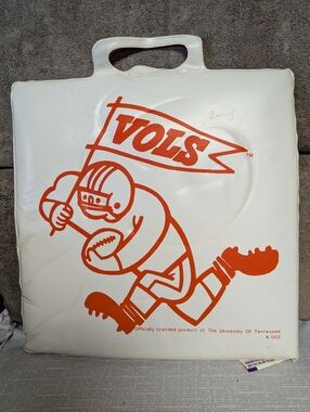 Vintage Tennessee Vols Stadium Cushion - Retro Logo - Proffitt's & WBIR Heart